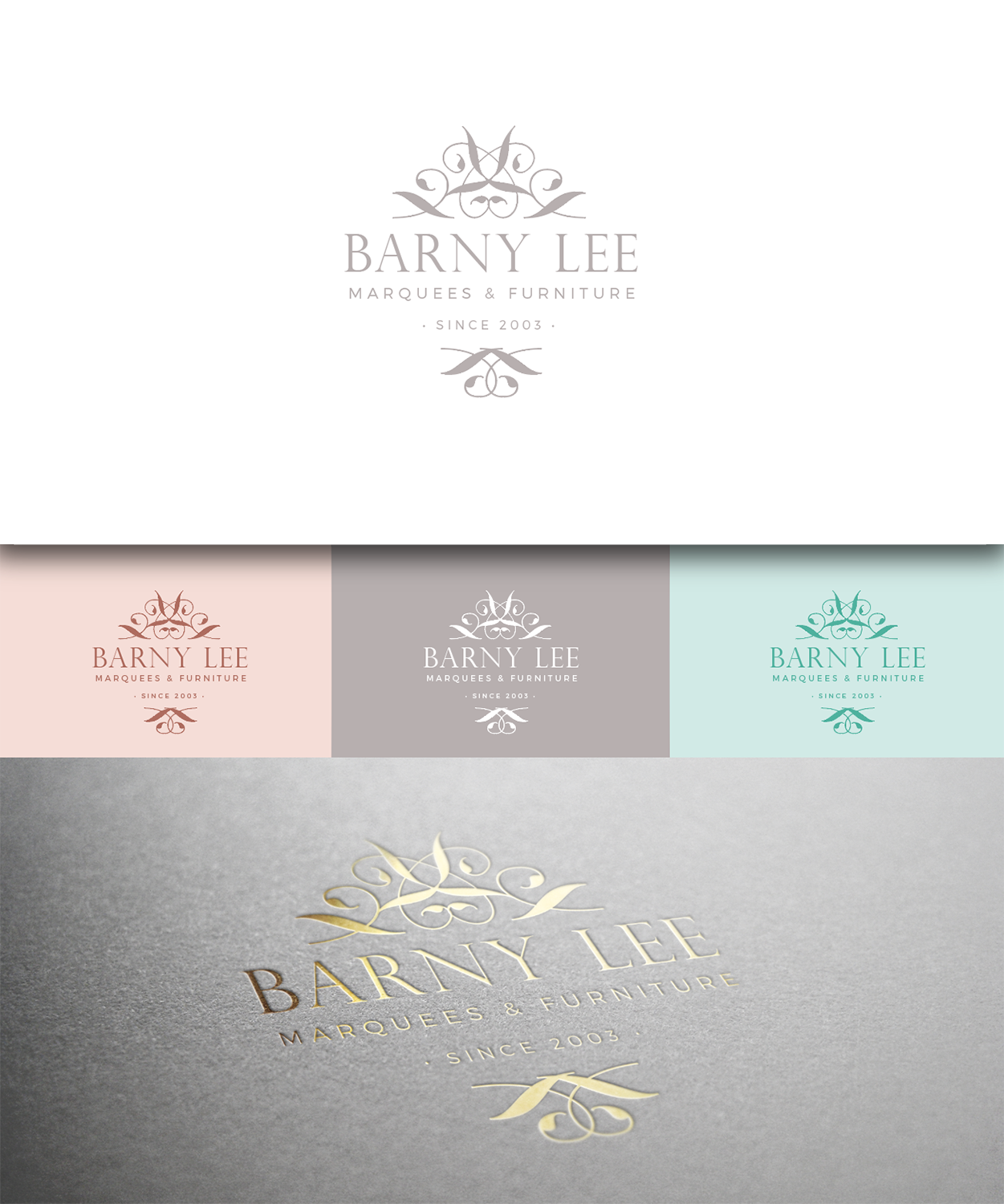 Logo Design by wonderland for Barny Lee Marquees Ltd | Design #13186038