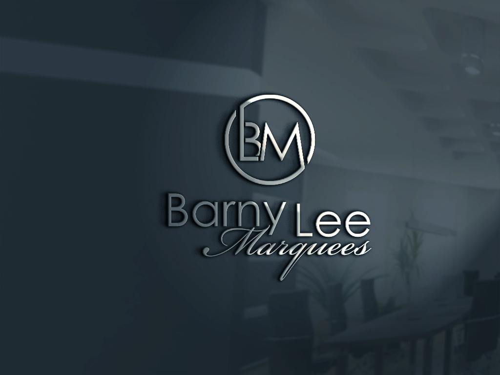 Logo Design by johnnyblackman for Barny Lee Marquees Ltd | Design #13192600
