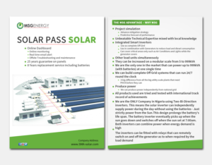 Show Stopping Flyer for a Start Up Renewable Company | Diseño de Flyer por Gfx.26™