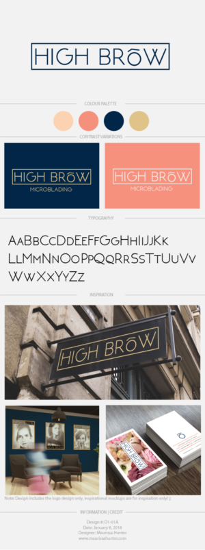 High Brow Microblading | Logo-Design von Maurissahunter