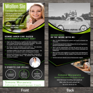 Driving-coach/trainer who wants to inform about the offer and how I can help people to drive more re | Design de Flyer par SAI DESIGNS