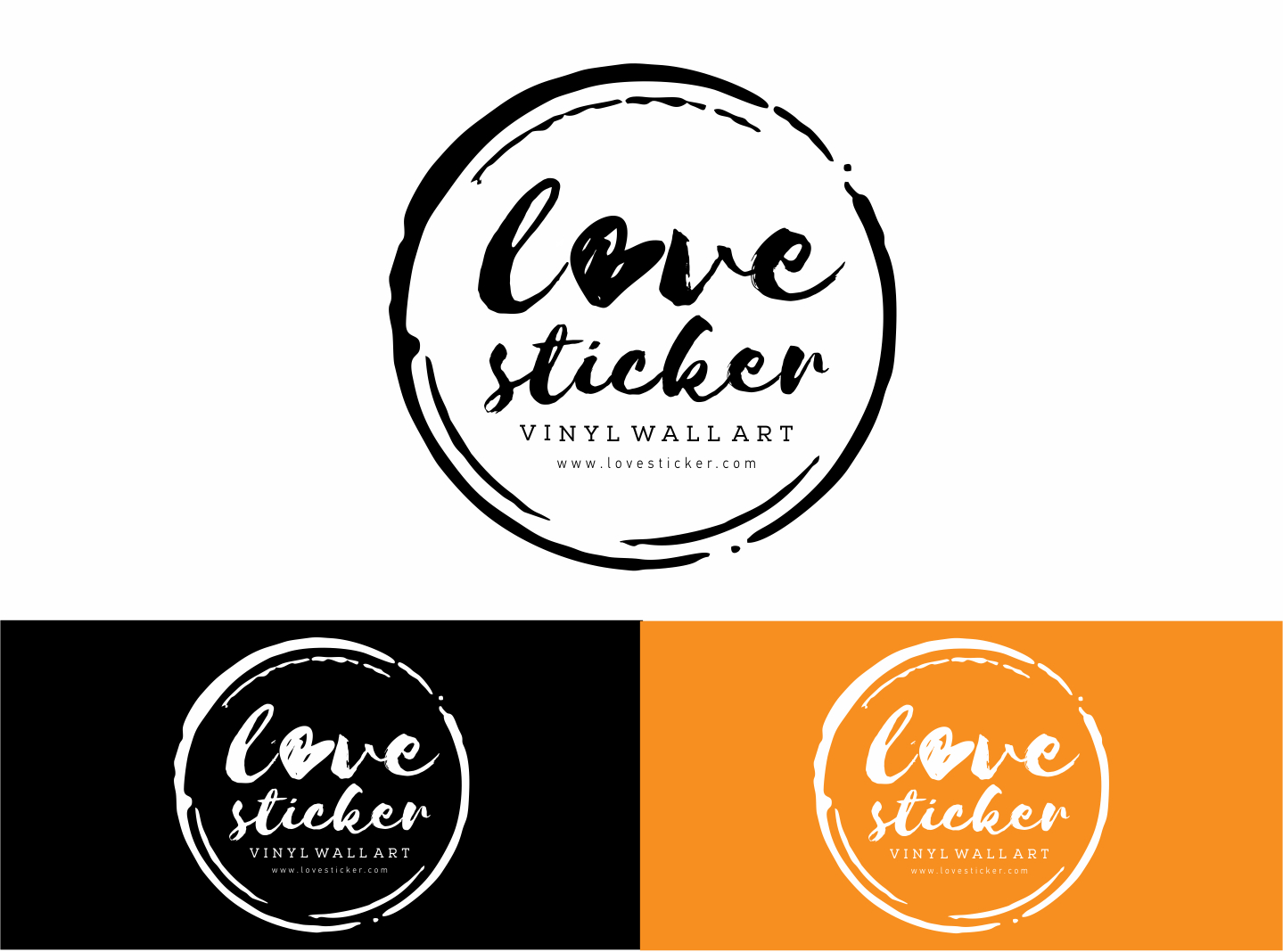 Diseño de Logo por nikkiblue para LoveSticker Wall Art & Decals | Diseño #13286436