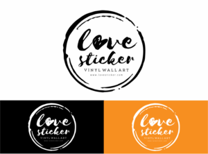 Diseño de Logo por nikkiblue para LoveSticker Wall Art & Decals | Diseño: #13286436