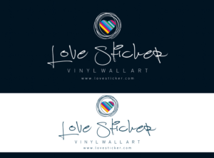 Diseño de Logo por nikkiblue para LoveSticker Wall Art & Decals | Diseño: #13299493