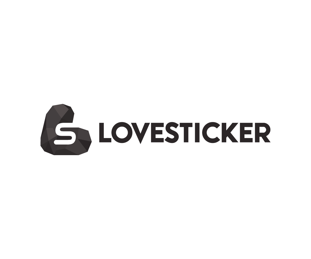 Logo Design by sourgraping for LoveSticker Wall Art & Decals | Design #13182168