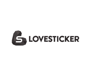 Logo Design by sourgraping for LoveSticker Wall Art & Decals | Design: #13182168