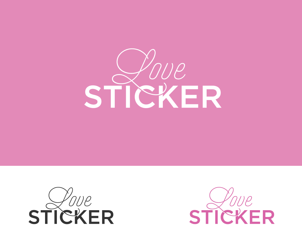 Logo Design by ATDias for LoveSticker Wall Art & Decals | Design #13179396