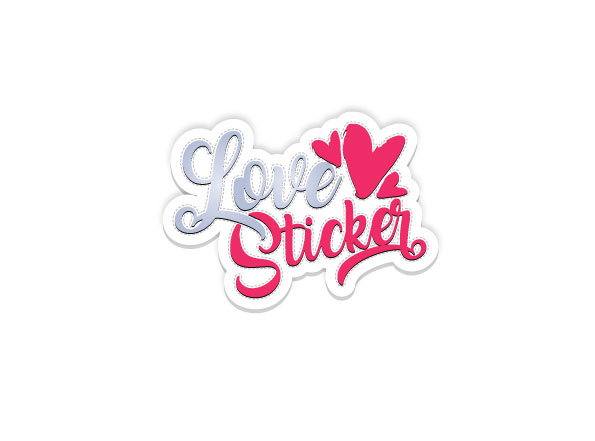 Logo Design by usamaatiq7865 for LoveSticker Wall Art & Decals | Design #13179811
