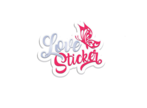 Logo Design by usamaatiq7865 for LoveSticker Wall Art & Decals | Design: #13294986