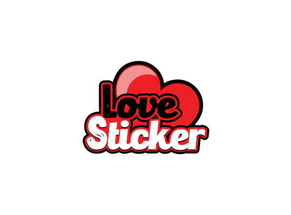 Logo Design by usamaatiq7865 for LoveSticker Wall Art & Decals | Design #13294988