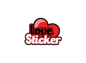 Logo Design by usamaatiq7865 for LoveSticker Wall Art & Decals | Design: #13294988