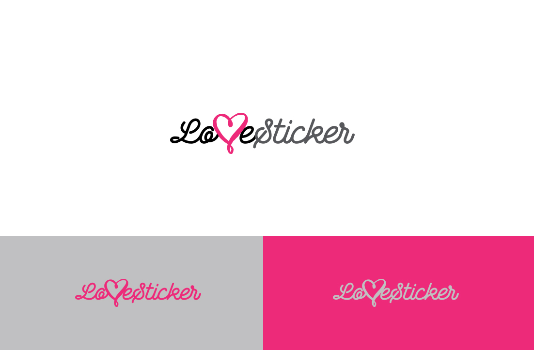 Logo Design by GLDesigns for LoveSticker Wall Art & Decals | Design #13172201