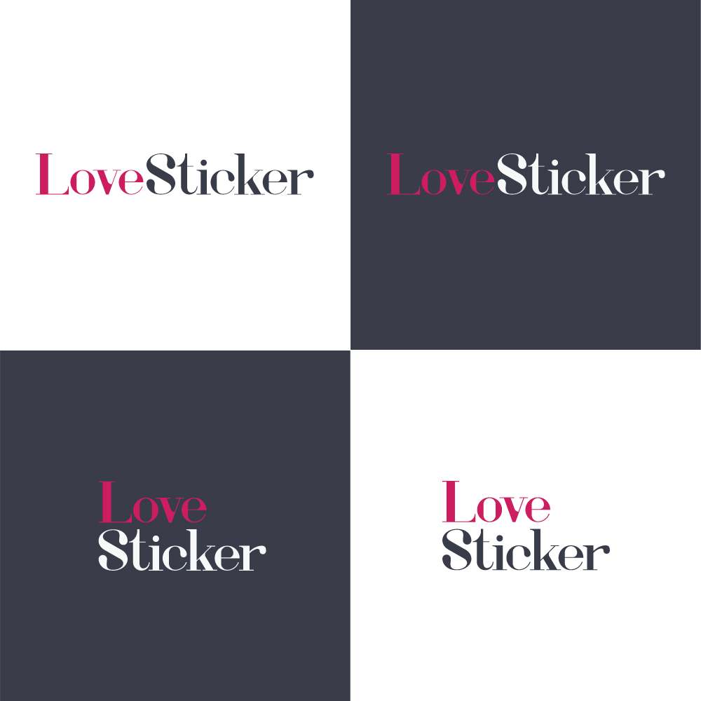 Diseño de Logo por P6 para LoveSticker Wall Art & Decals | Diseño #13276974
