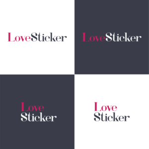 Logo Design by P6 for LoveSticker Wall Art & Decals | Design: #13276974
