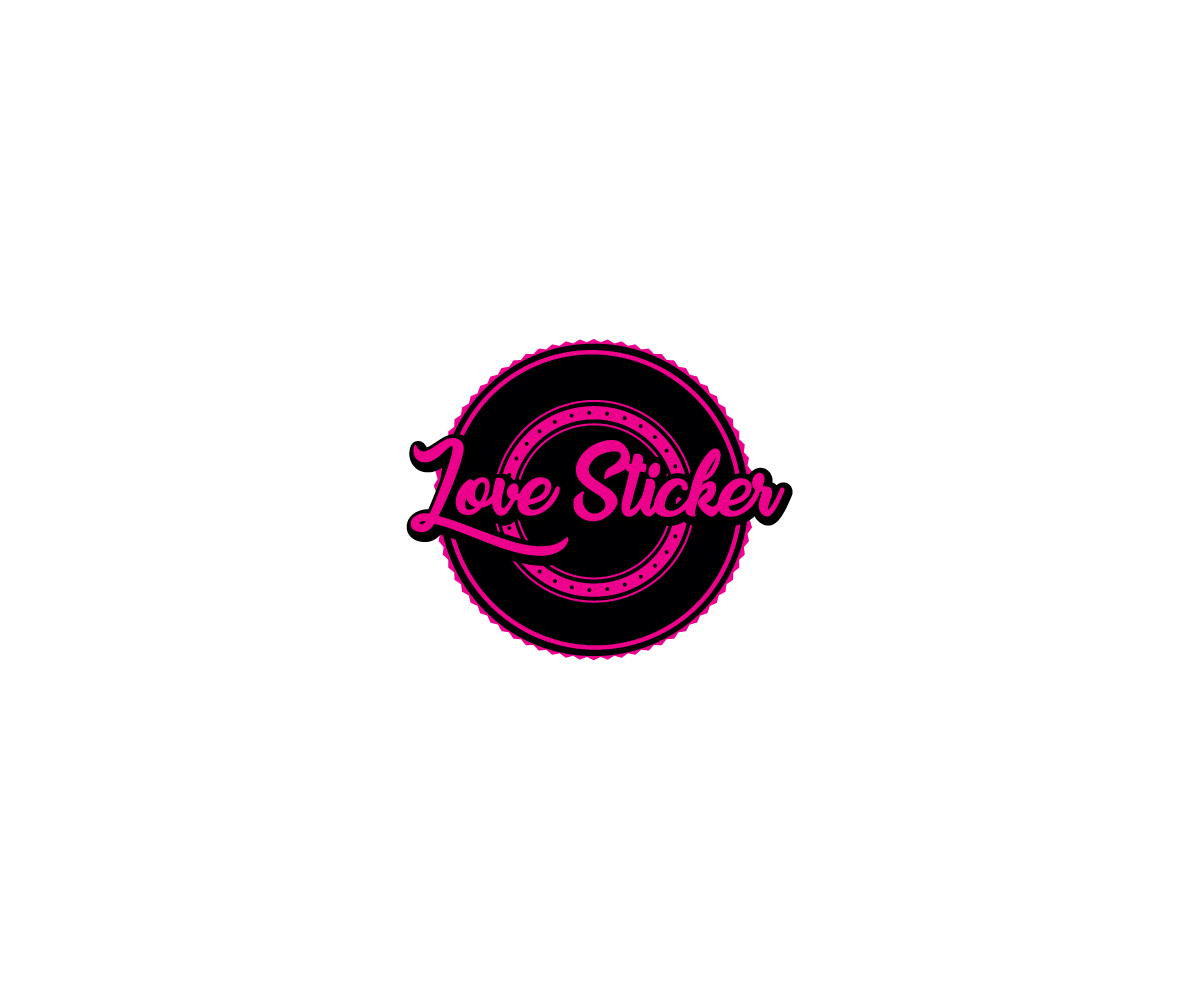 Logo Design by SimplyBe for LoveSticker Wall Art & Decals | Design #13172379