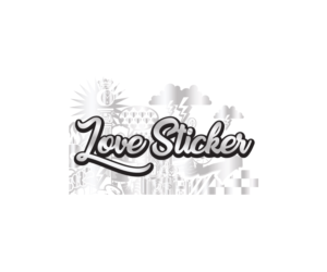 Logo Design by SimplyBe for LoveSticker Wall Art & Decals | Design: #13205807