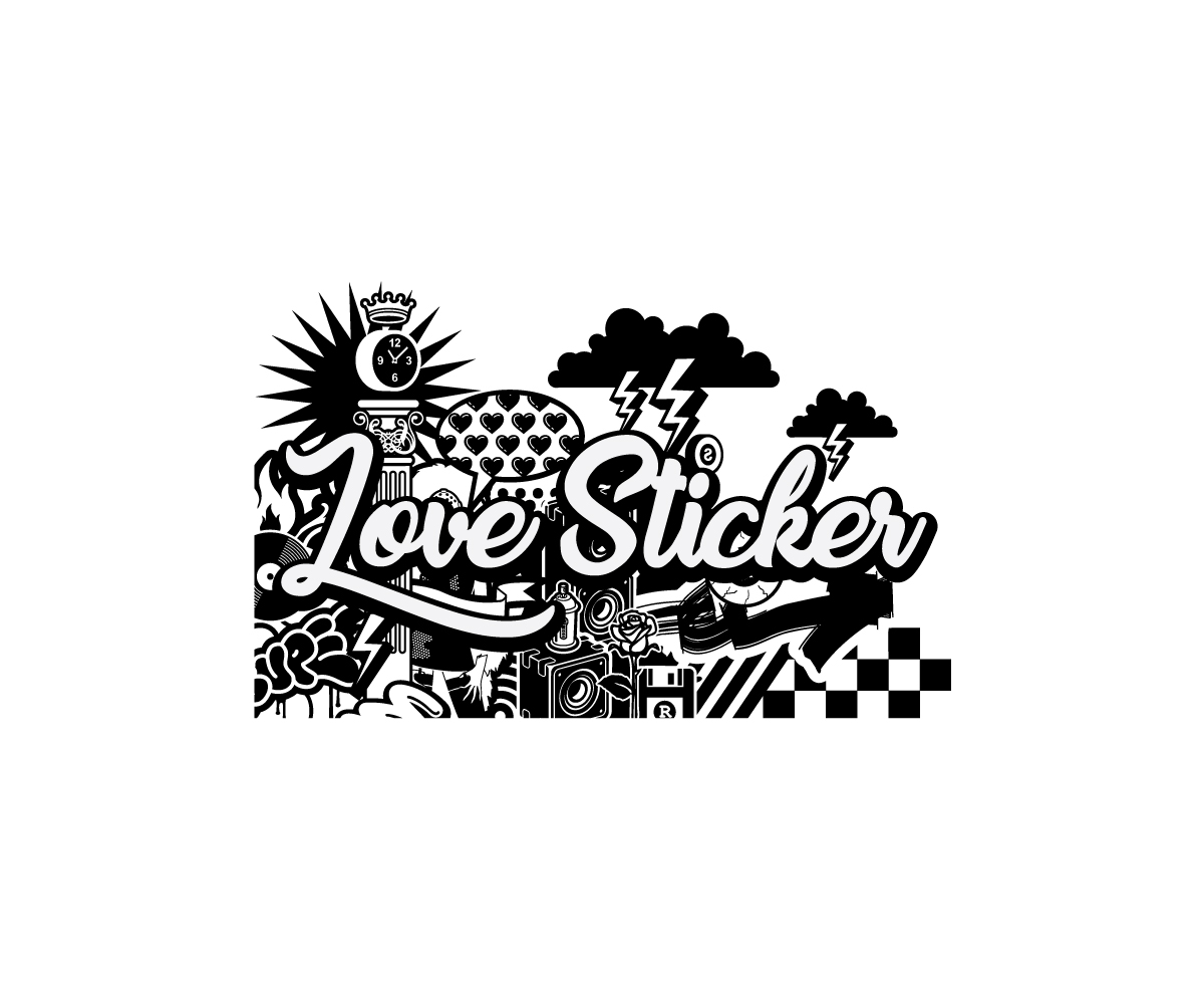 Logo Design by SimplyBe for LoveSticker Wall Art & Decals | Design #13205976