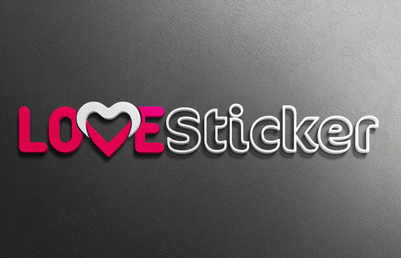 Logo Design by EGYPT KING for LoveSticker Wall Art & Decals | Design #13173703