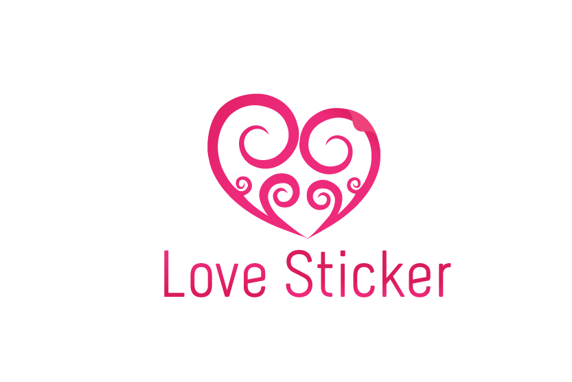 Logo Design by Turn Digital for LoveSticker Wall Art & Decals | Design #13205416