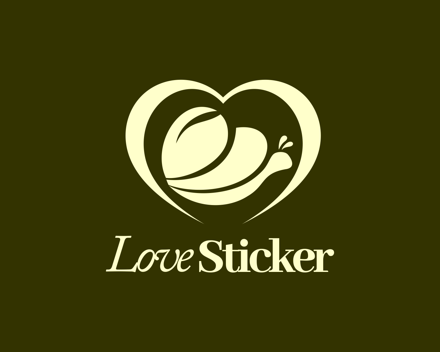 Logo Design by angelcolmenares3 for LoveSticker Wall Art & Decals | Design #13172928