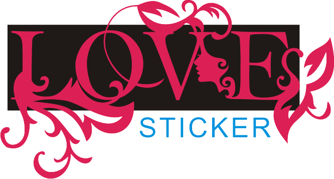 Logo Design by atifamin24 for LoveSticker Wall Art & Decals | Design #13237555