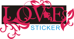 Logo Design by atifamin24 for LoveSticker Wall Art & Decals | Design: #13237555