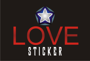 Logo Design by atifamin24 for LoveSticker Wall Art & Decals | Design: #13237557