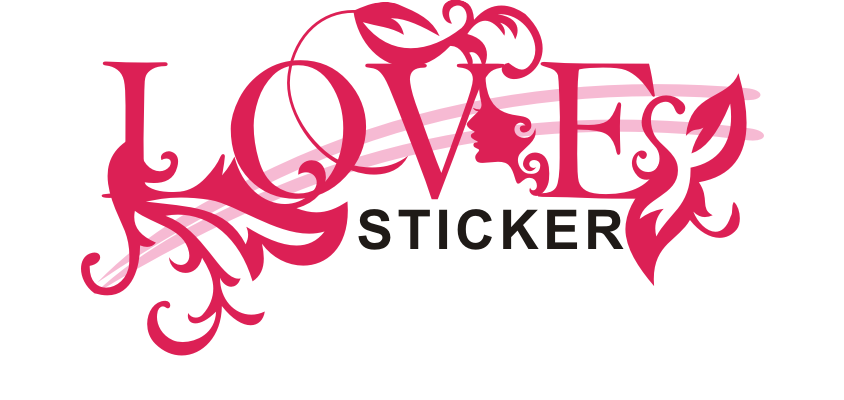 Logo Design by atifamin24 for LoveSticker Wall Art & Decals | Design #13237558