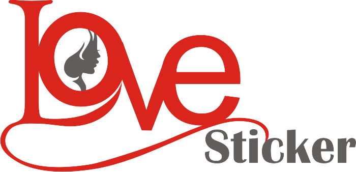 Logo Design by atifamin24 for LoveSticker Wall Art & Decals | Design #13237559