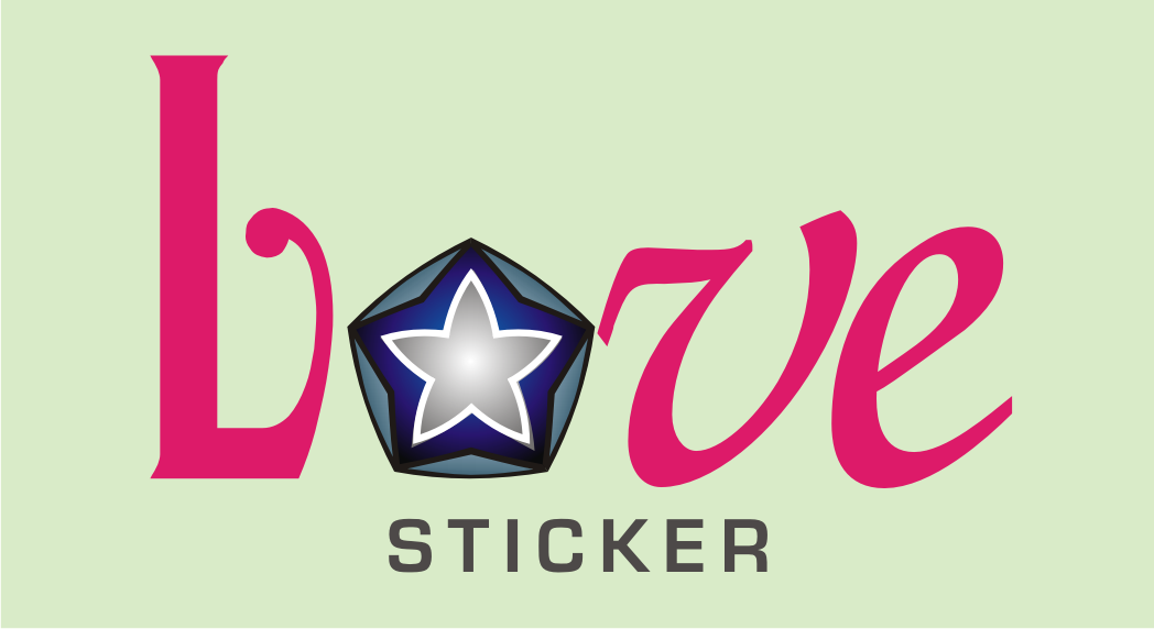 Logo Design by atifamin24 for LoveSticker Wall Art & Decals | Design #13237573