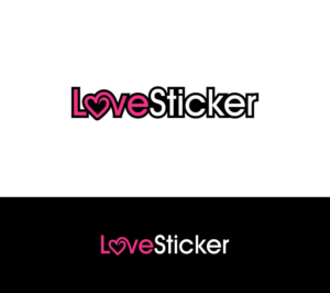 Logo Design by ecorokerz for LoveSticker Wall Art & Decals | Design #13174004