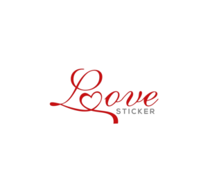 Logo Design by ecorokerz for LoveSticker Wall Art & Decals | Design: #13189058