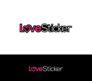 Logo Design by ecorokerz for LoveSticker Wall Art & Decals | Design: #13200672
