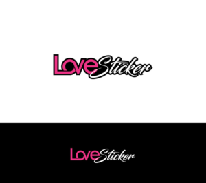 Logo Design by ecorokerz for LoveSticker Wall Art & Decals | Design: #13200673