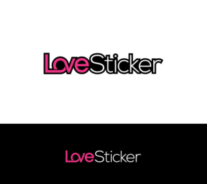 Logo Design by ecorokerz for LoveSticker Wall Art & Decals | Design: #13200675