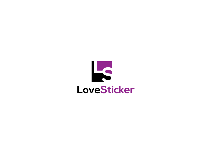 Logo Design by artsowrav421 for LoveSticker Wall Art & Decals | Design #13174900