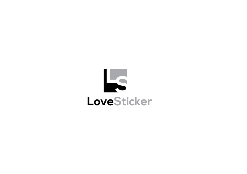Logo Design by artsowrav421 for LoveSticker Wall Art & Decals | Design #13174902