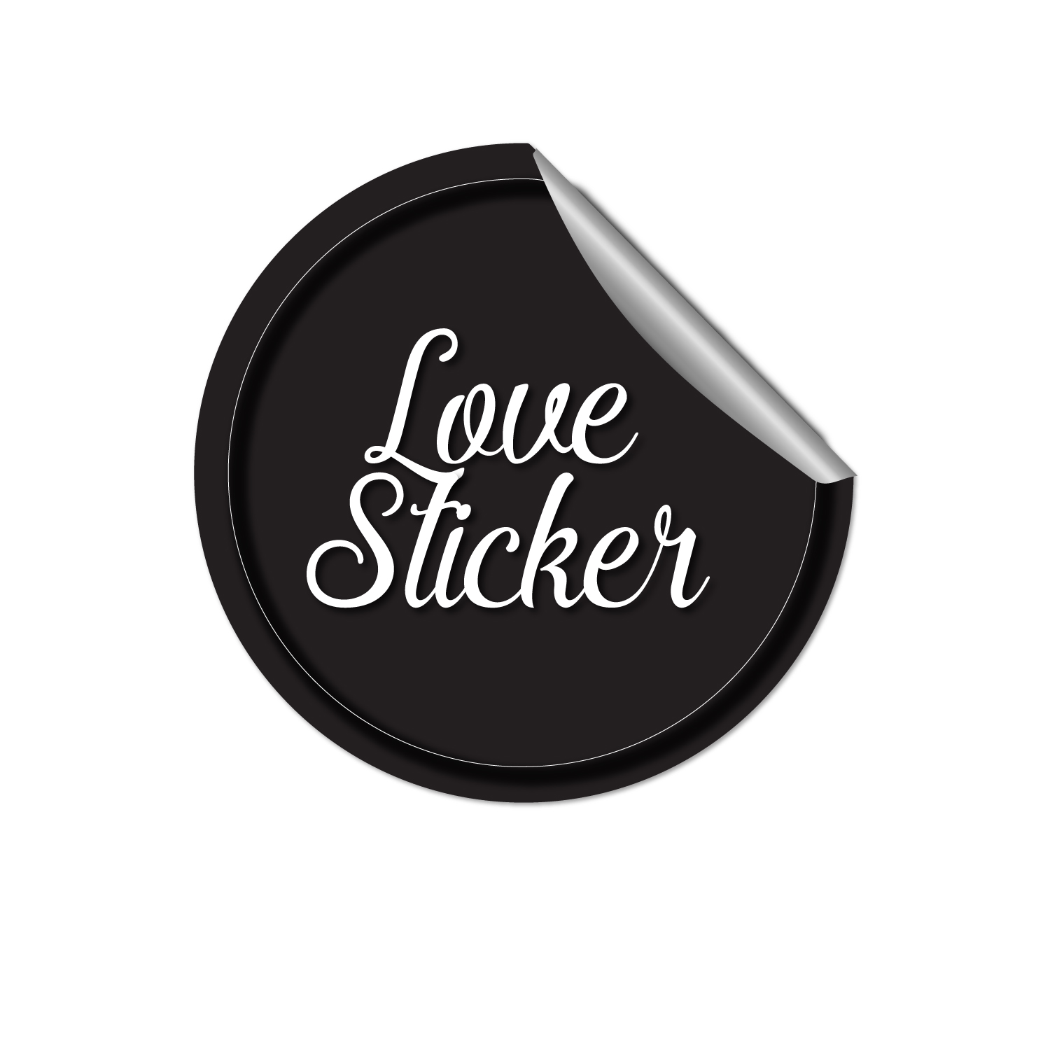 Logo Design by eema.naqvi for LoveSticker Wall Art & Decals | Design #13198370