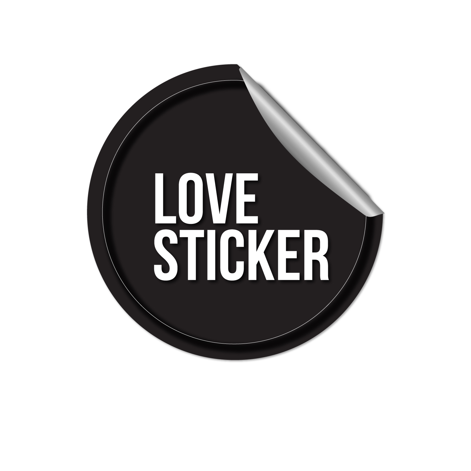 Logo Design by eema.naqvi for LoveSticker Wall Art & Decals | Design #13198378