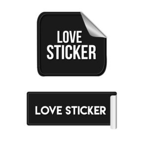 Logo Design by eema.naqvi for LoveSticker Wall Art & Decals | Design: #13198379