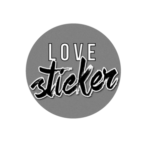 Logo Design by eema.naqvi for LoveSticker Wall Art & Decals | Design: #13198508