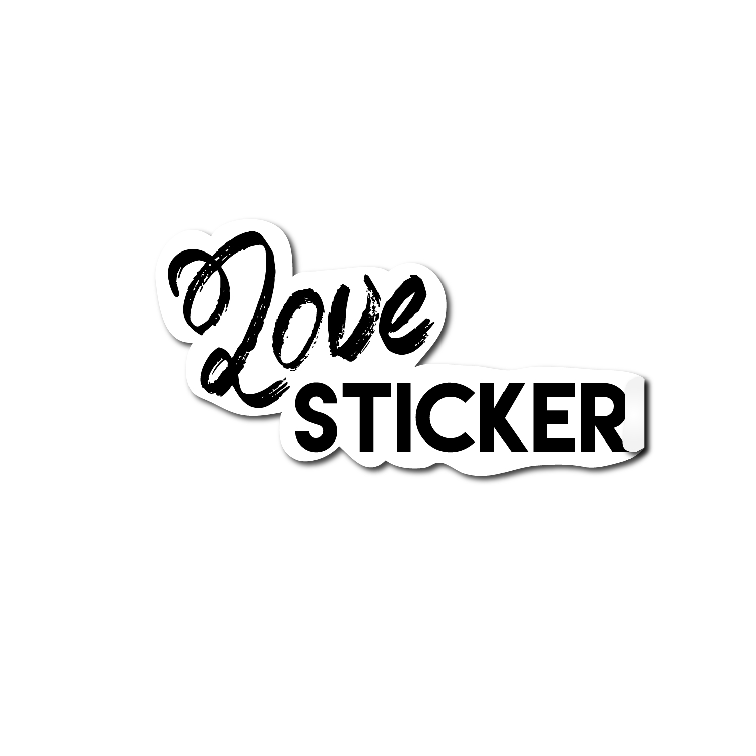 Logo Design by eema.naqvi for LoveSticker Wall Art & Decals | Design #13198572