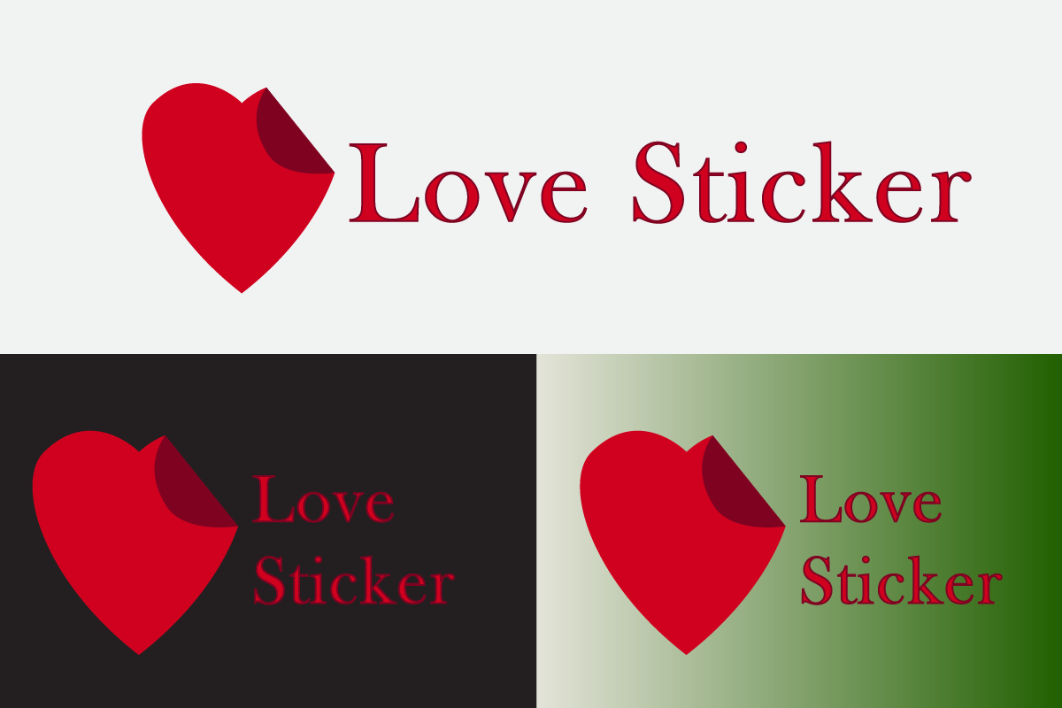 Logo Design by Kashif Latif for LoveSticker Wall Art & Decals | Design #13186974