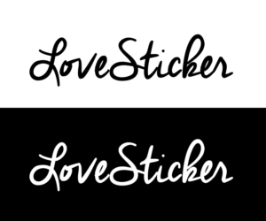 Logo Design by johnnyblackman for LoveSticker Wall Art & Decals | Design: #13181317