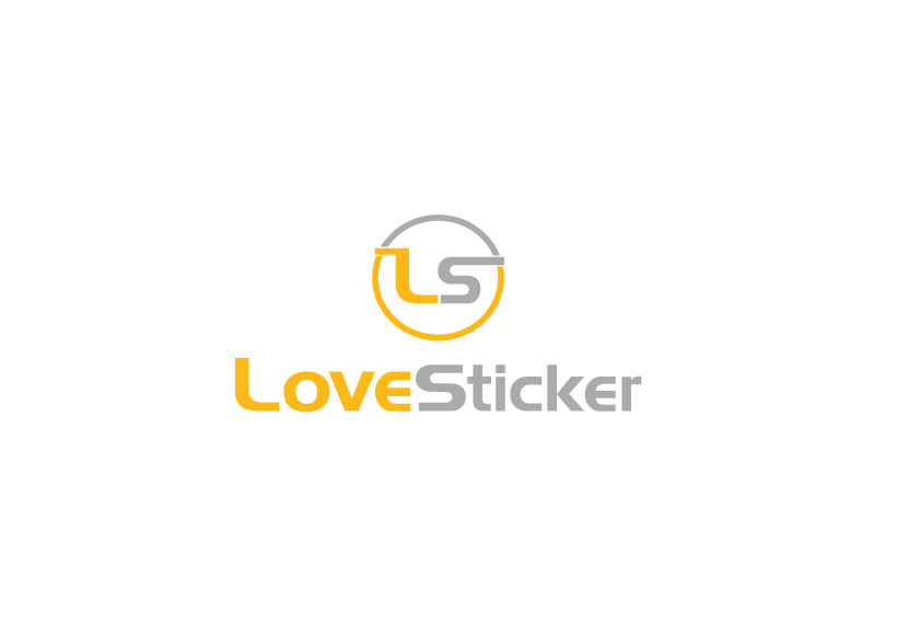 Logo Design by HASANUR for LoveSticker Wall Art & Decals | Design #13188377