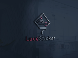 Logo Design by AbdullahDesigns™ for LoveSticker Wall Art & Decals | Design: #13172387