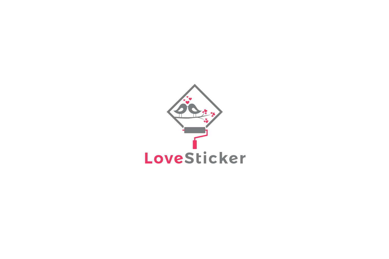 Logo Design by AbdullahDesigns™ for LoveSticker Wall Art & Decals | Design #13198495