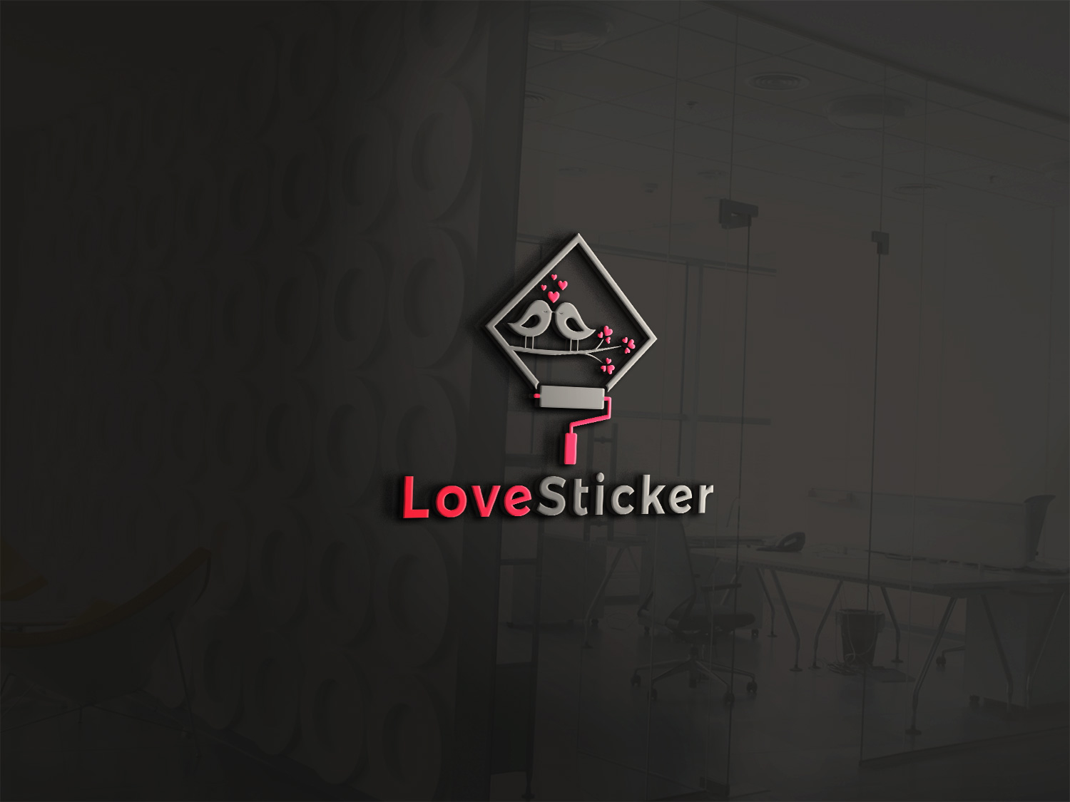 Logo Design by AbdullahDesigns™ for LoveSticker Wall Art & Decals | Design #13198496