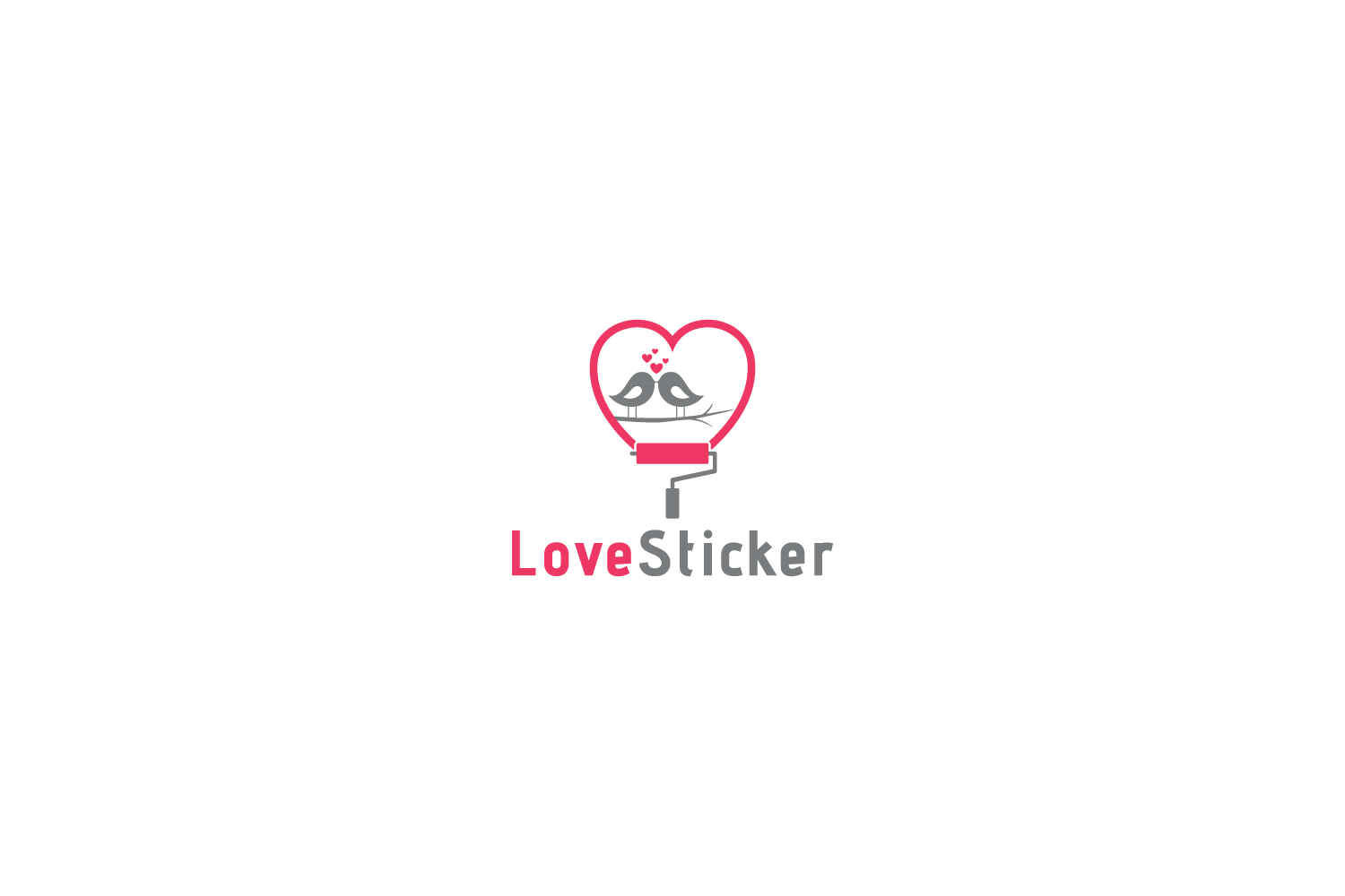 Logo Design by AbdullahDesigns™ for LoveSticker Wall Art & Decals | Design #13220939