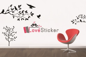 Logo Design by AbdullahDesigns™ for LoveSticker Wall Art & Decals | Design: #13273266